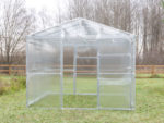 Szklarnia Ekspert Domek 2,85 m 20×20 mm z poliwęglanu 4 mm lub 6 mm